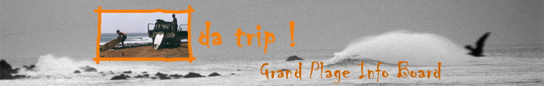 Grand Plage Info Board